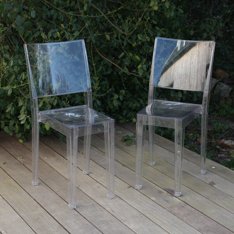 Paar vintage La Marie stoelen van Philippe Starck voor Kartell