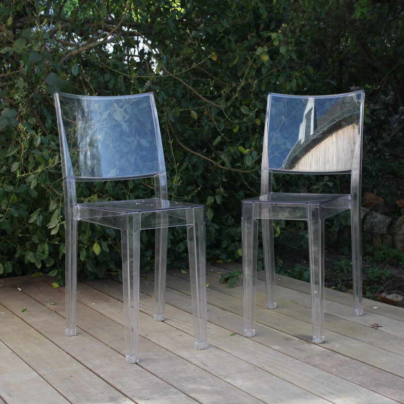 Coppia di sedie vintage La Marie di Philippe Starck per Kartell