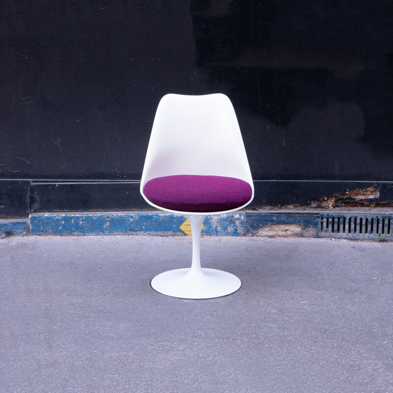 Conjunto de 6 cadeiras de tulipas vintage da Eero Saarinen para Knoll, 1970