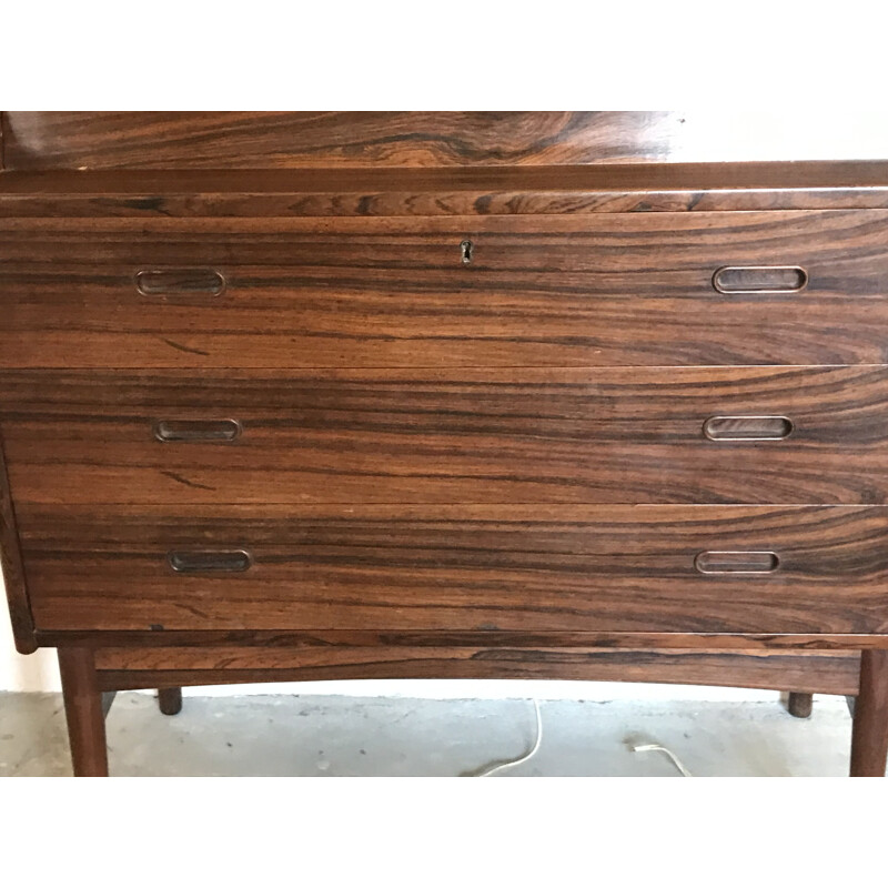 Vintage Rio rosewood secretary by Arne Wahl Iversen, Denmark 1957