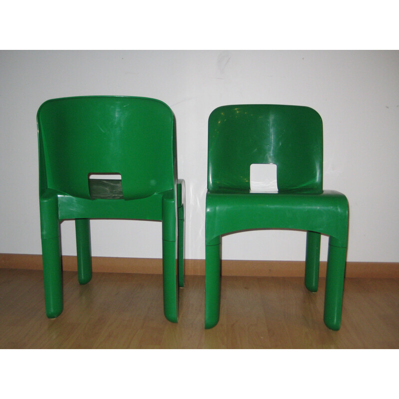 Set of 5 "Universal" chairs, Joe COLOMBO - 1960s