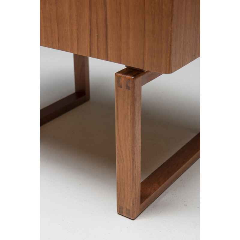 Pair of vintage teak planters by Kai Kristiansen for Salin Mobler, Denmark 1960