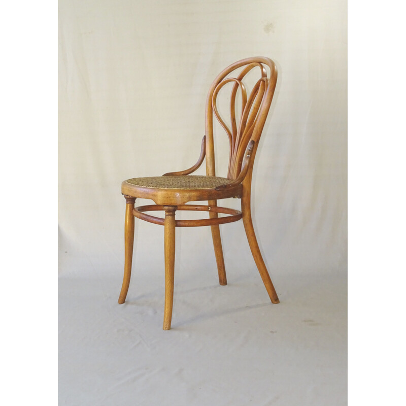 Vintage Thonet N 25 cane chair, 1890