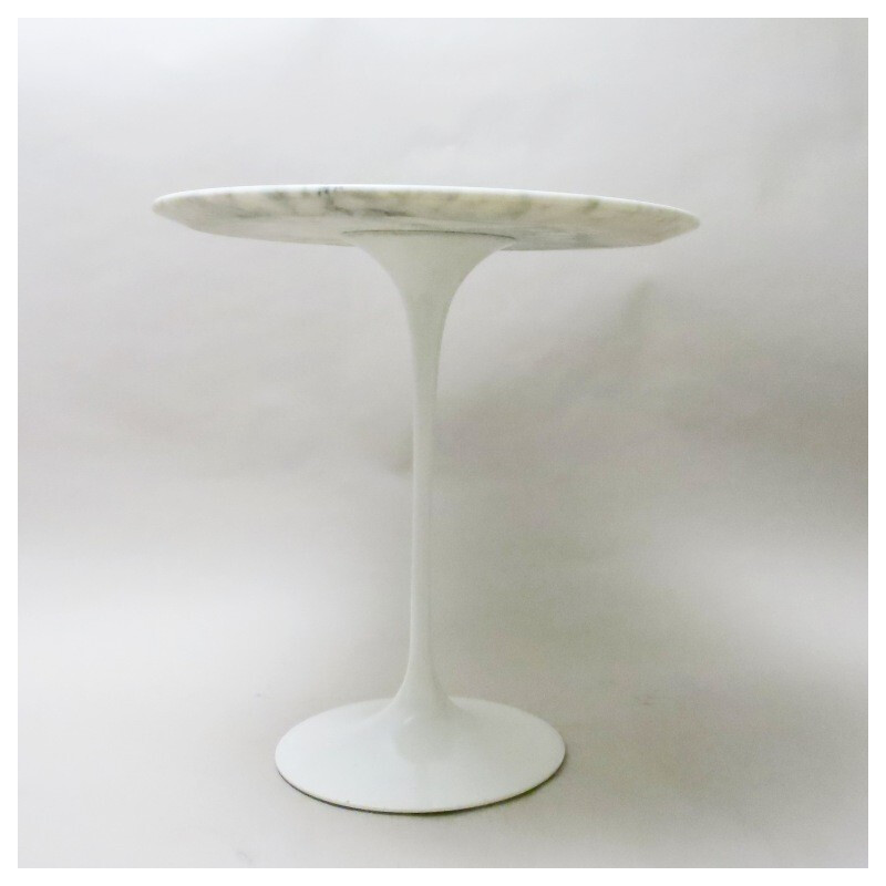 Pedestal table "Tulip" in marble, Eero SAARINEN - 1980s