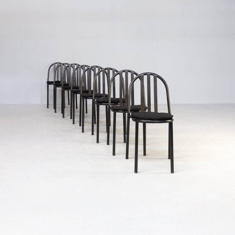 Ensemble de 8 chaises vintage nr 222 par Mallet-Stevens, 1930