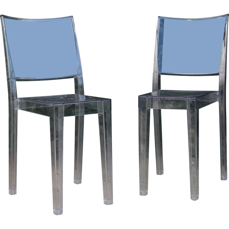 Paire de chaises vintage La Marie par Philippe starck pour kartell