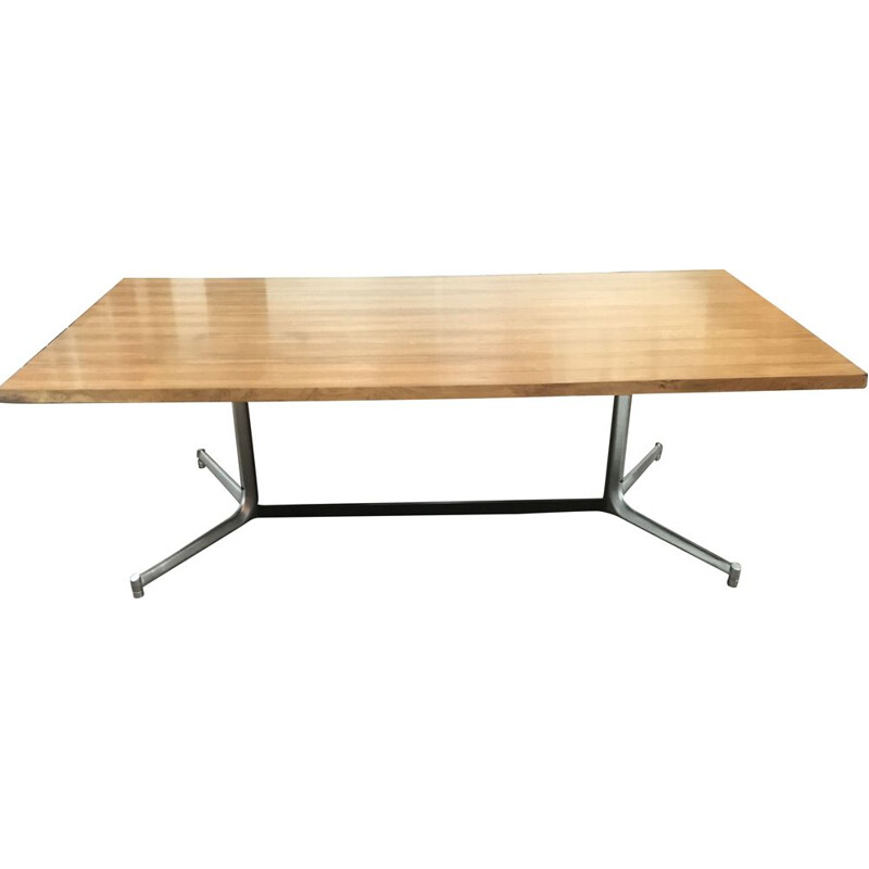 Vintage conference table by Jorgen Kastholm and Preben Fabricius