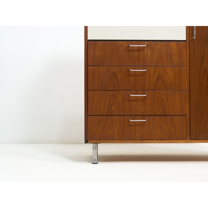 Armadio vintage in teak "su misura" di Cees Braakman per Pastoe