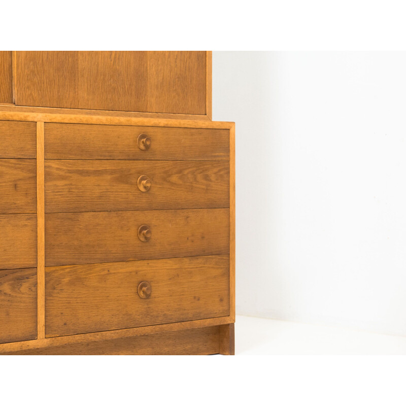 Pair of vintage oakwood cabinets by Børge Mogensen for Karl Andersson & Söner