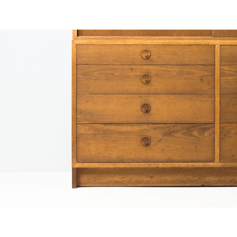 Pair of vintage oakwood cabinets by Børge Mogensen for Karl Andersson & Söner