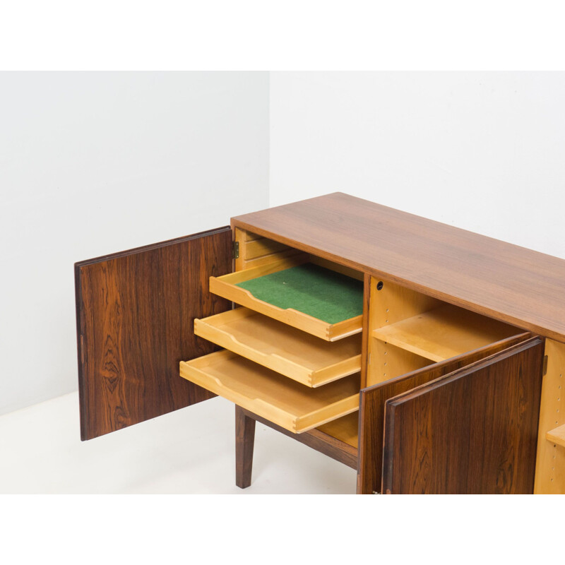 Vintage rosewood sideboard by Carlo Jensen for Hundevad & Co, Denmark 1960s