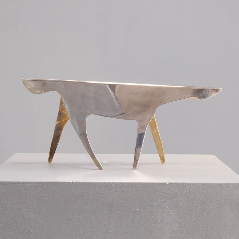 Scultura vintage "cavallo grande" di Gio Ponti per Sabattini, 1970