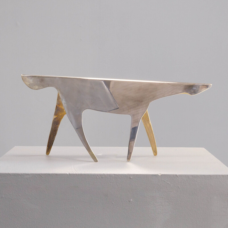 Vintage "cavallo grande" sculpture by Gio Ponti for Sabattini, 1970s