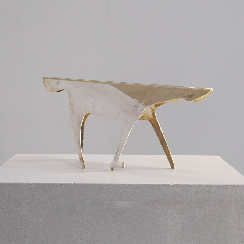 Vintage sculptuur "cavallo grande" van Gio Ponti voor Sabattini, 1970