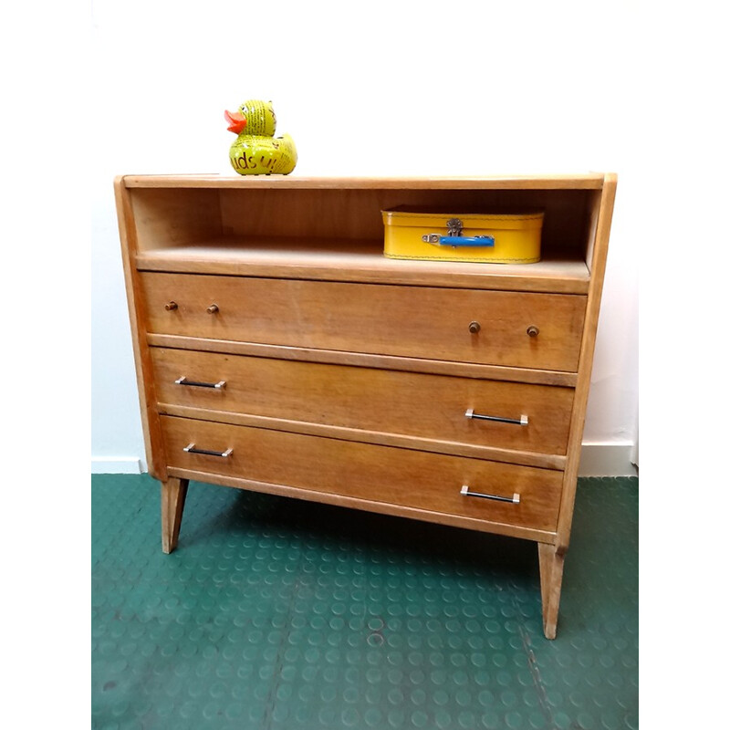 Chest of drawers with compass feet - 1950s