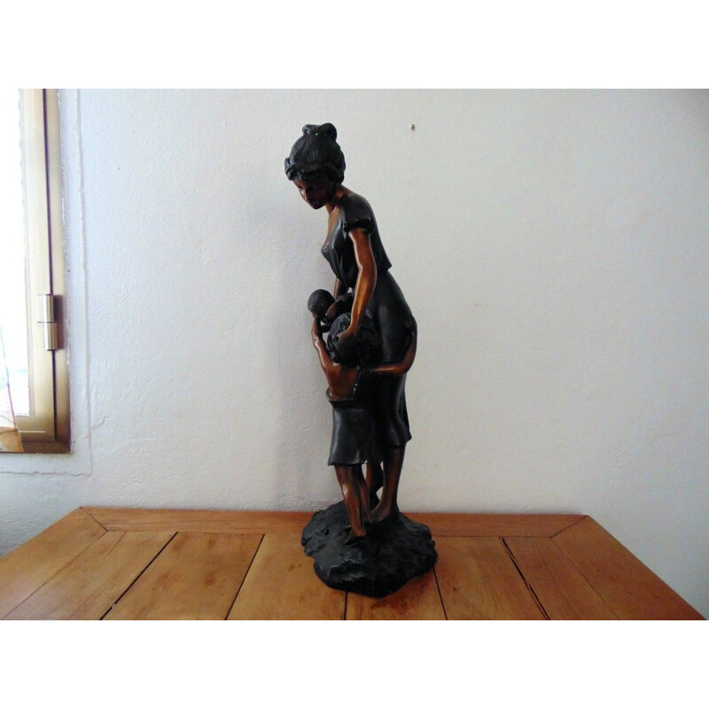 Escultura em bronze Vintage de Louis Chalon, 1900