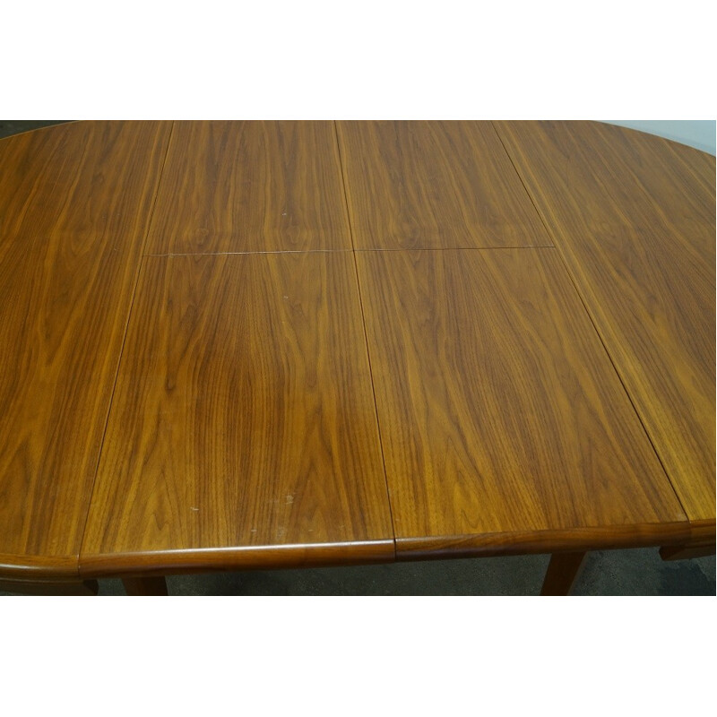 French table round in teak - 1960s