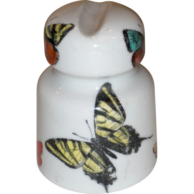 Italian ceramic paperweight with butterfly patterns, Piero FORNASETTI - 1950s