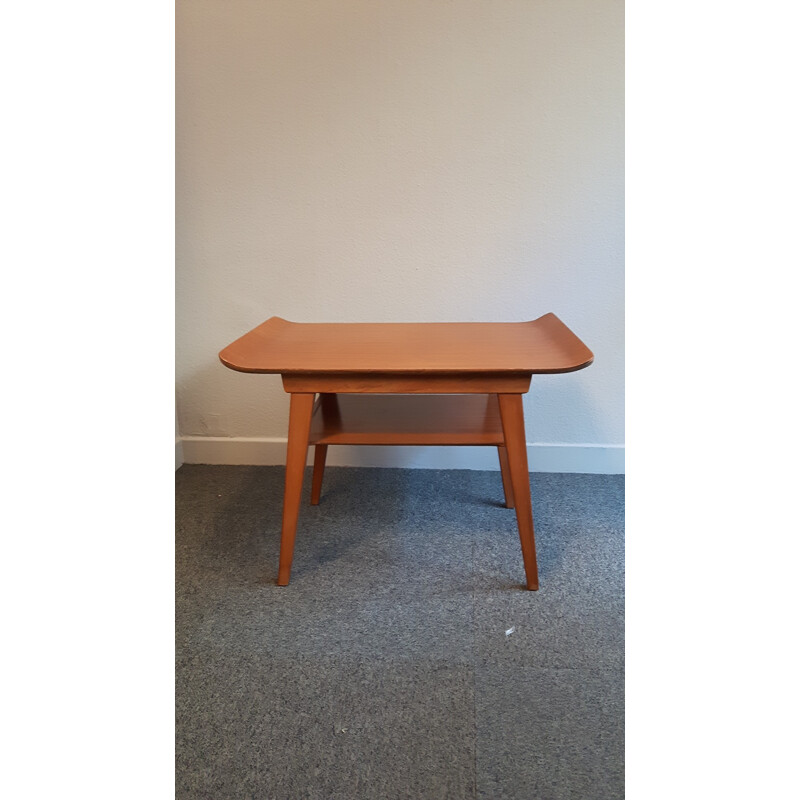 Mid century coffee table in teak with double tray - 1950s