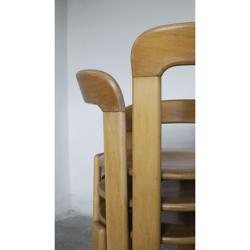 Set of 4 vintage dining chairs by Bruno Rey for Kusch+Co, 1970s