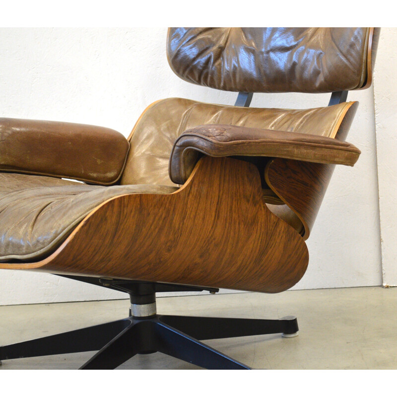 Herman Miller Rosewood "Lounge" Chair, Charles EAMES - 60s