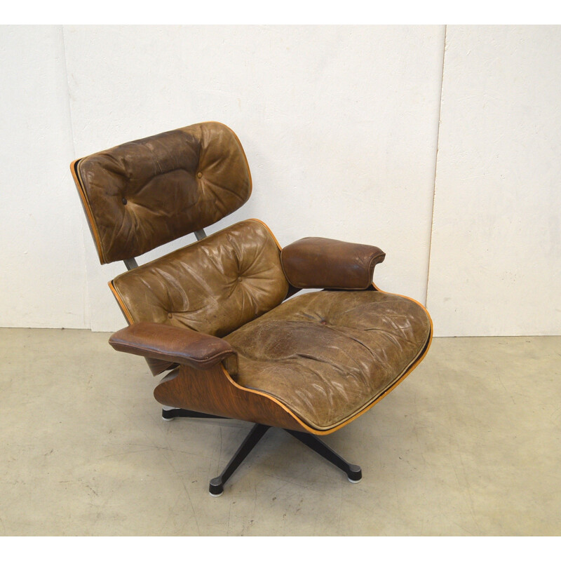 Herman Miller Rosewood "Lounge" Chair, Charles EAMES - 60s