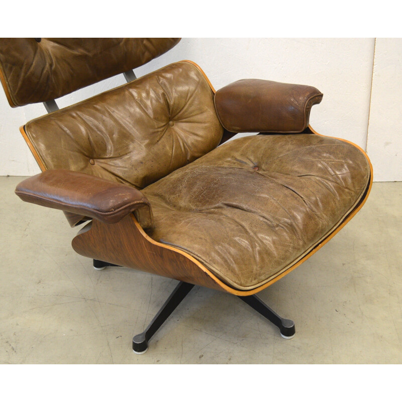 Herman Miller Rosewood "Lounge" Chair, Charles EAMES - 60s