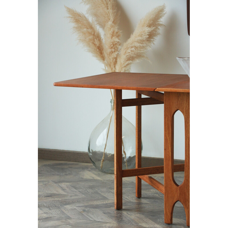 Scandinavian vintage folding table by Bendt Winge for Kleppes Mobelfabrikk, Norway 1950-1960