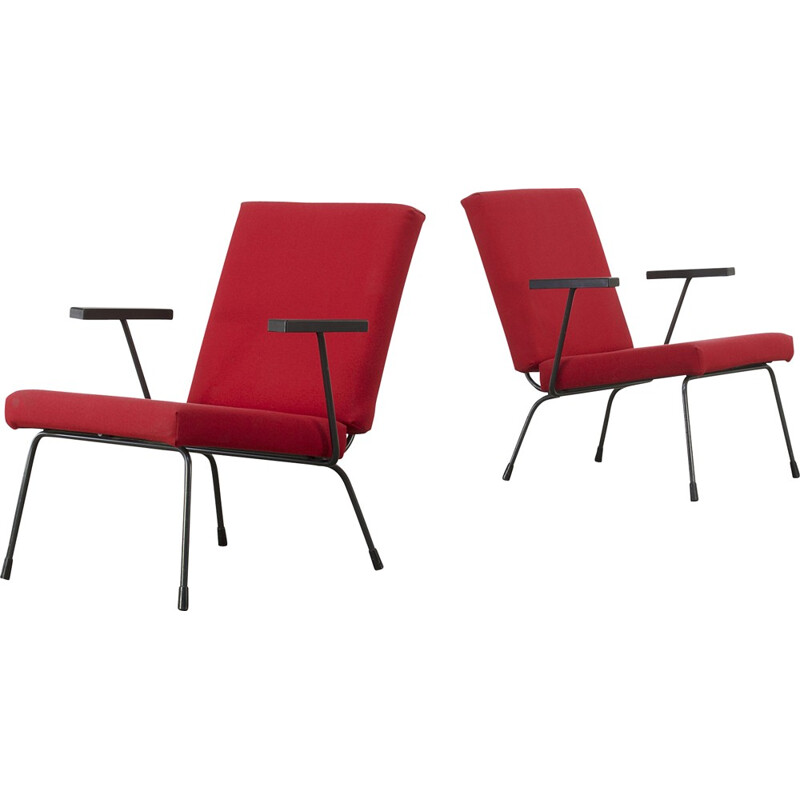 Pair of Gispen "P7" armchairs, Wim RIETVELD - 1960s