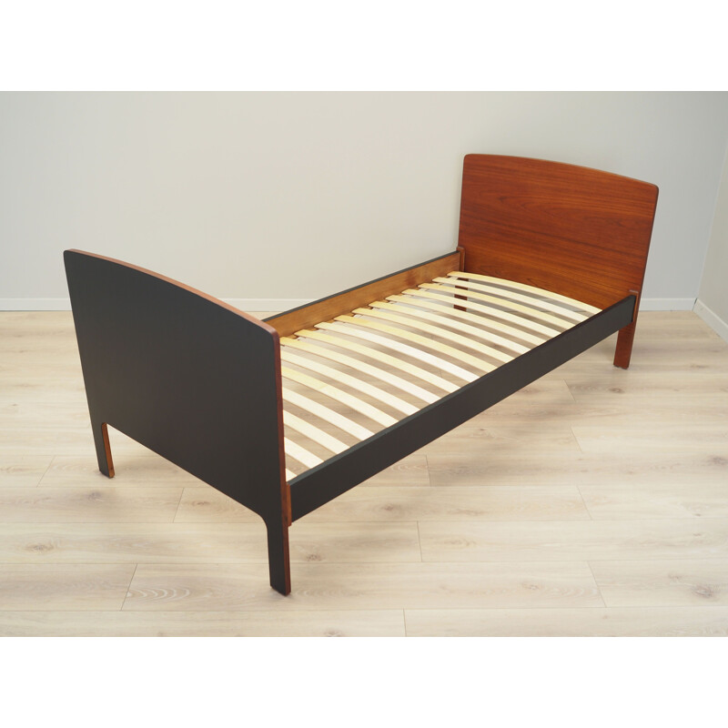 Teak vintage bed, Denmark 1970s