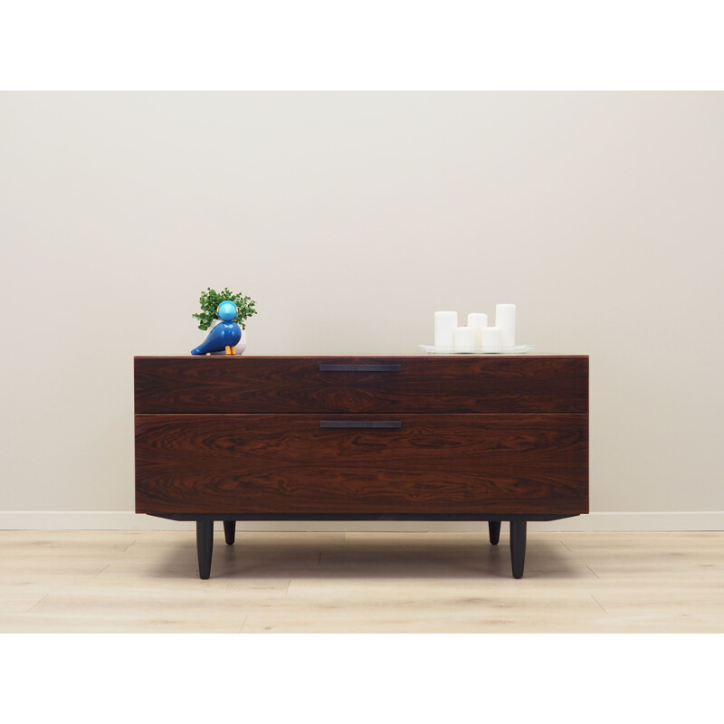 Vintage rosewood chest of drawers by Ib Kofod Larsen for Faarup Møbelfabrik, Denmark 1970