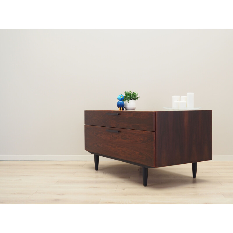 Vintage rosewood chest of drawers by Ib Kofod Larsen for Faarup Møbelfabrik, Denmark 1970