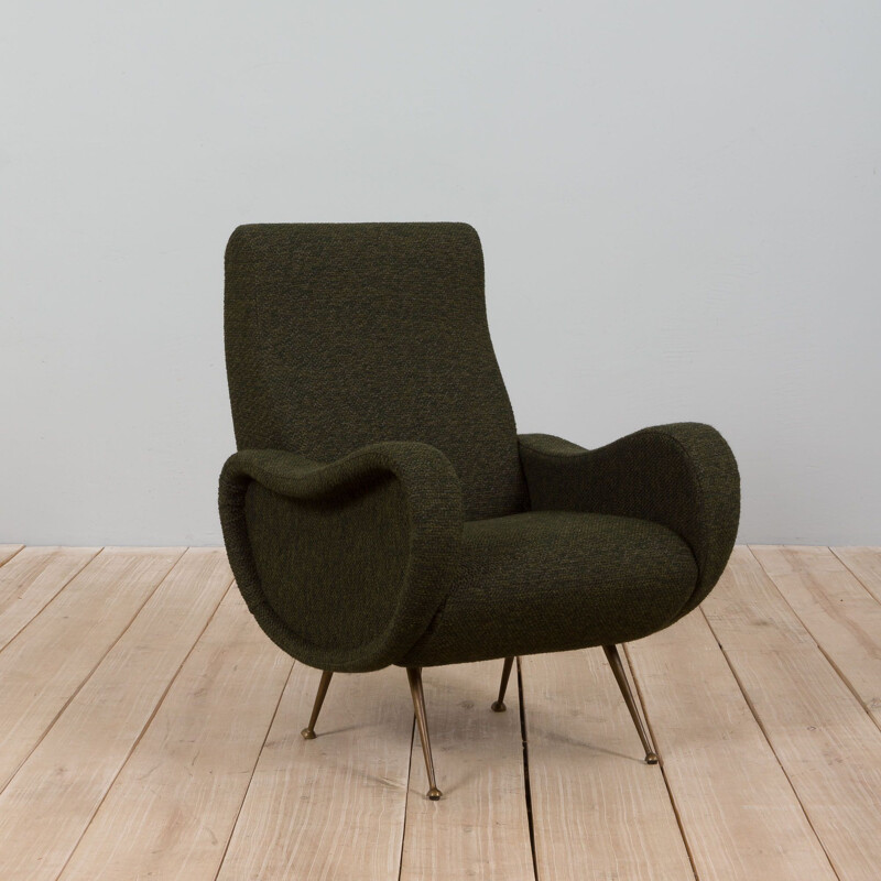Fauteuil vintage "Lady Chair" par Marco Zanuso pour Arflex, Italie 1950