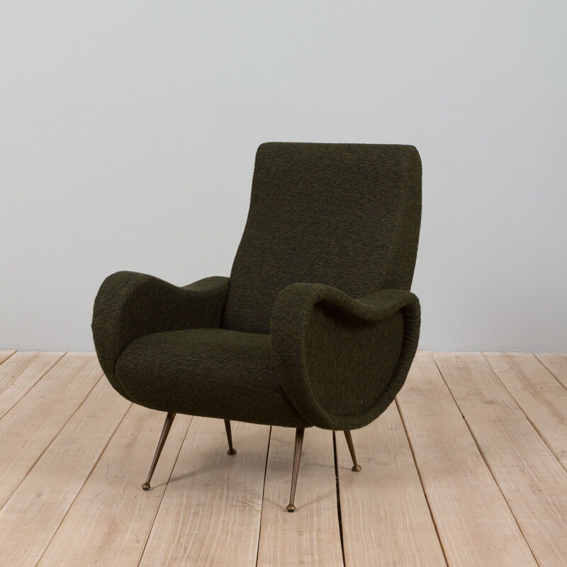 Lady Chair" vintage fauteuil van Marco Zanuso voor Arflex, Italië 1950