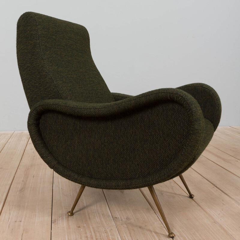 Fauteuil vintage "Lady Chair" par Marco Zanuso pour Arflex, Italie 1950