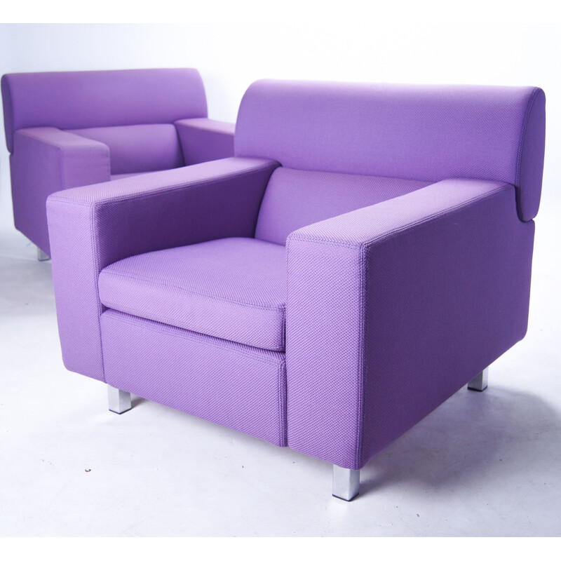 Vintage purple living room set by Jan des Bouvrie for Gelderland