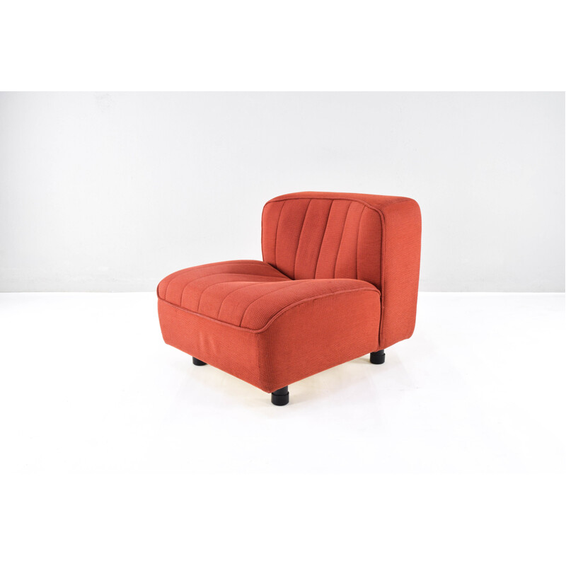 Set of 3 vintage 9000 modular armchairs by Tito Agnoli for Arflex, Italy 1970s