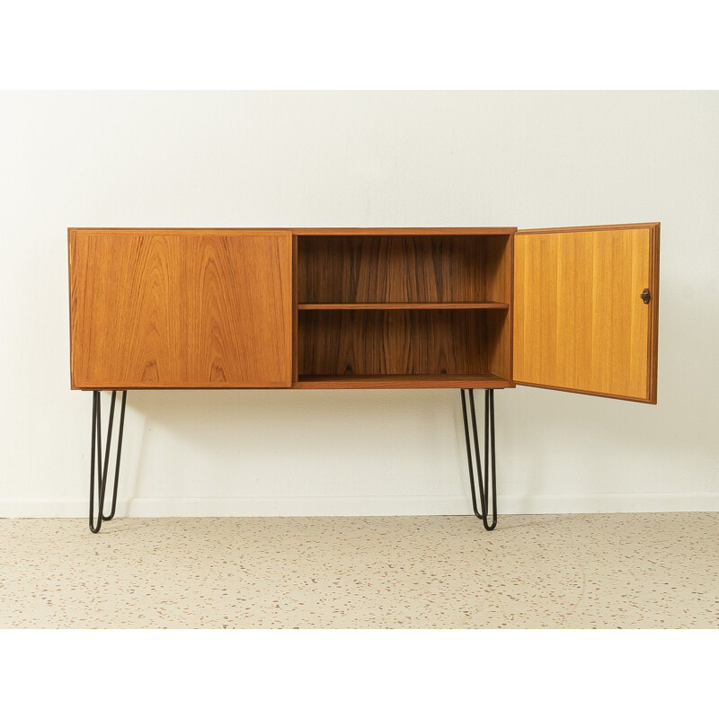 Credenza vintage in teak a due ante di Omann Jun, Danimarca 1960