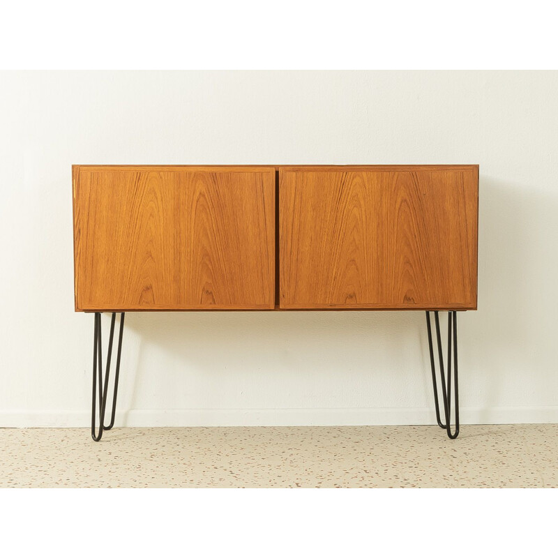 Vintage teakhouten dressoir met twee deuren van Omann Jun, Denemarken 1960