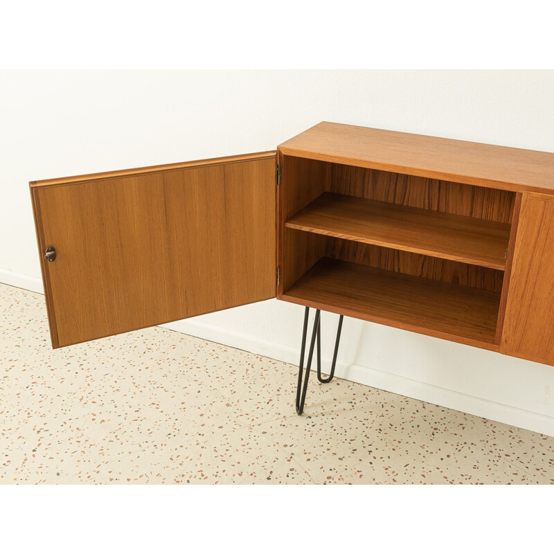 Vintage teak sideboard with two doors by Omann Jun, Denmark 1960