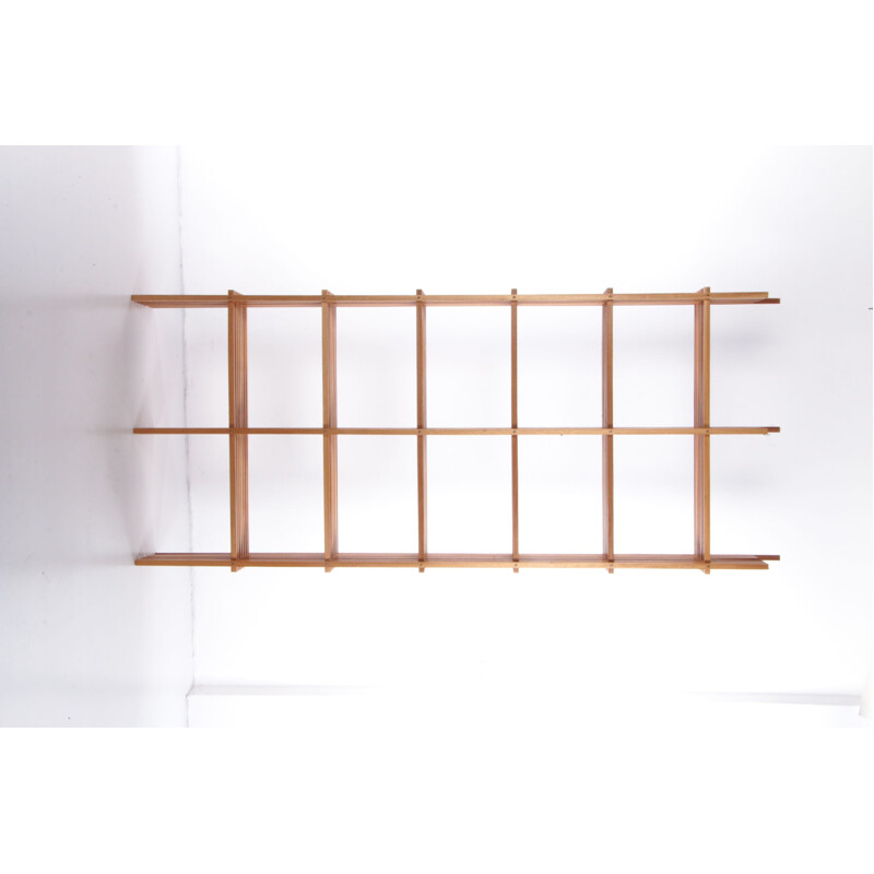 Vintage teak room divider, Dinamarca 1960