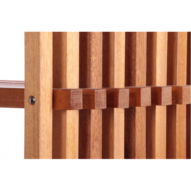 Vintage teak room divider, Denmark 1960