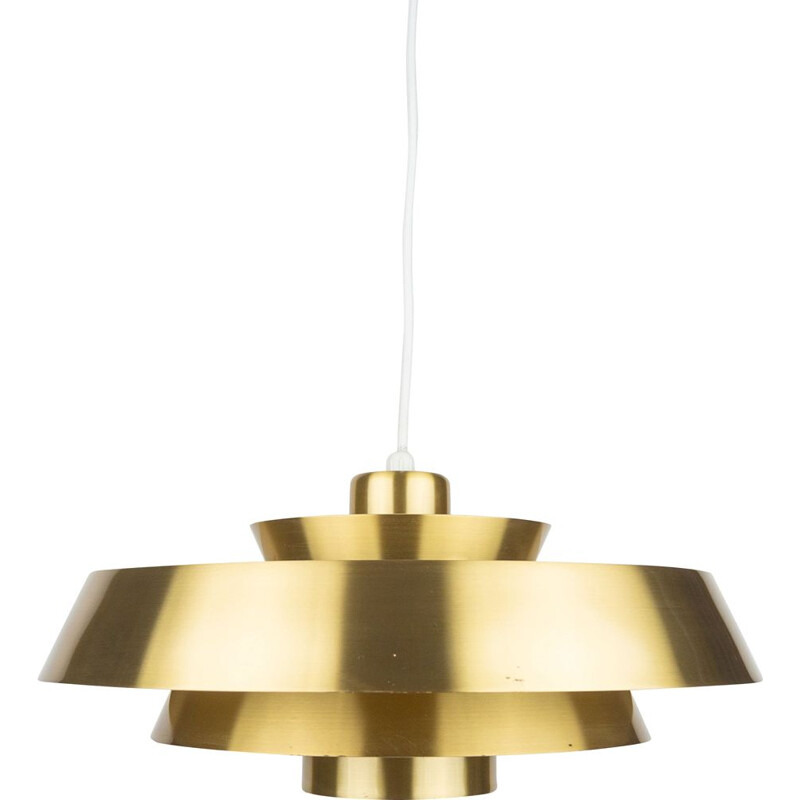 Danish vintage pendant lamp Nova by Jo Hammerborg for Fog og Morup, 1963