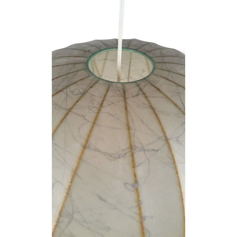 Mid-Century Italian Modern Cocoon Pendant Lamp, Achille CASTIGLIONI - 1960s