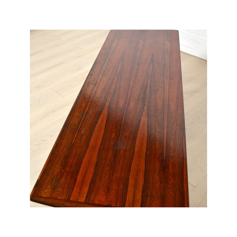 Large rosewood coffee table - 1960s