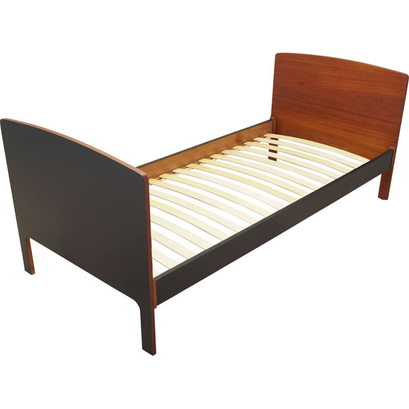 Teak vintage bed, Denmark 1970s