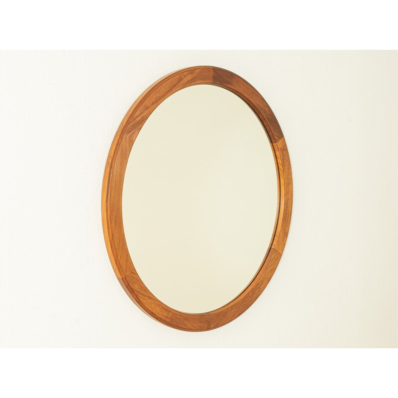 Vintage teak mirror by Aksel Kjersgaard, Denmark 1960