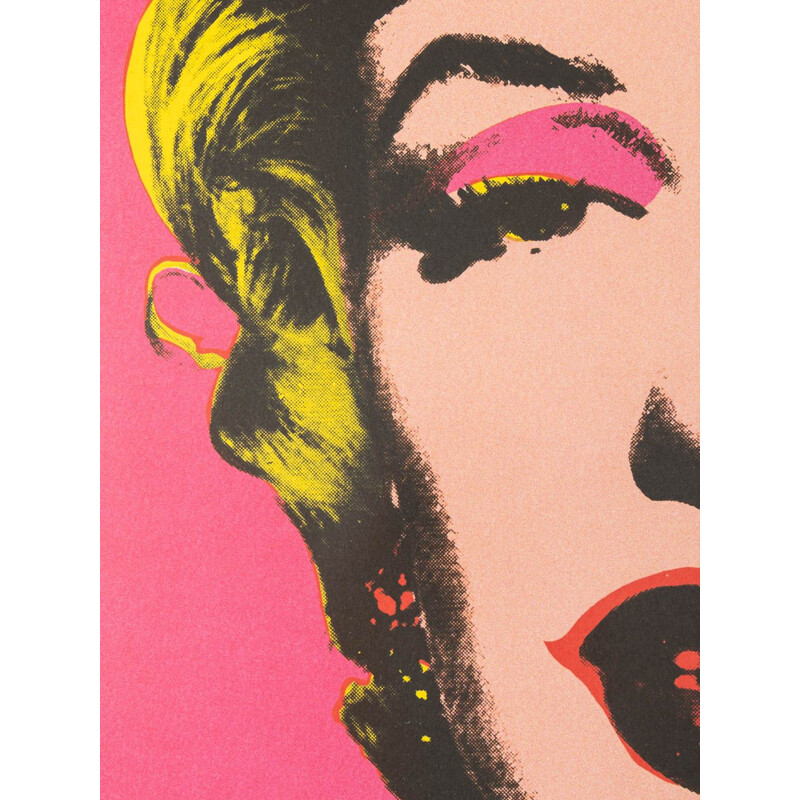 Vintage-Ausstellungsplakat "Warhol's Monroe" von Andy Warhol