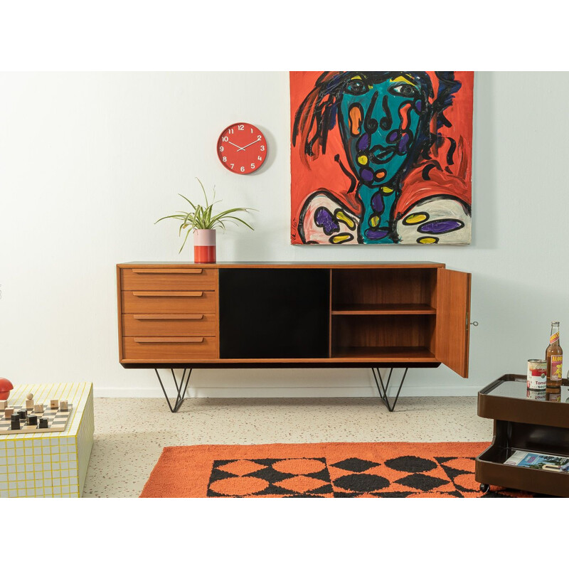 Vintage teak sideboard by Wk Möbel, Germany 1960s