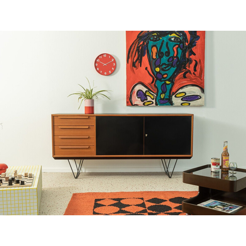 Credenza vintage in teak di Wk Möbel, Germania 1960